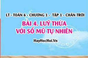 Luỹ thừa với số mũ tự nhiên: Cách nhân chia hai luỹ thừa cùng cơ số? Toán 6 chân trời Tập 1 chương 1 Bài 4